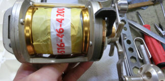 ダイワ シーライン石鯛イシダイ Z40WH (00607816) (4960652484541) メンテナンス錆び修理写真