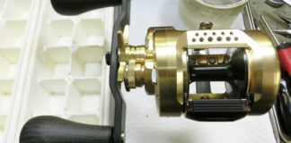 シマノ 23 カルカッタコンクエストMD 401XGLH (045973) メンテナンス修理写真