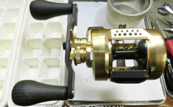 シマノ 23 カルカッタコンクエストMD 401XGLH (045973) メンテナンス修理写真