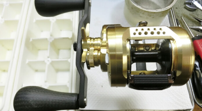 シマノ 23 カルカッタコンクエストMD 401XGLH (045973) メンテナンス修理写真