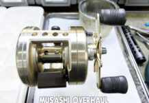 シマノ カルカッタ 200XT (01020)(RH38) 酷い汚れ メンテナンス修理写真