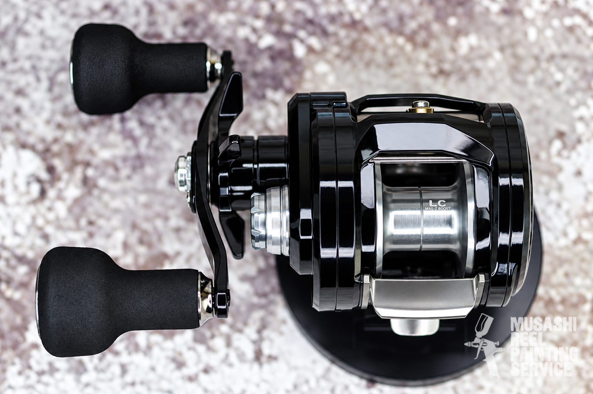 1 daiwa3 ryoga ryoga150hl reelcustom repaint overhaul maintenance baitcasting roundreel 00630149 blackcustom