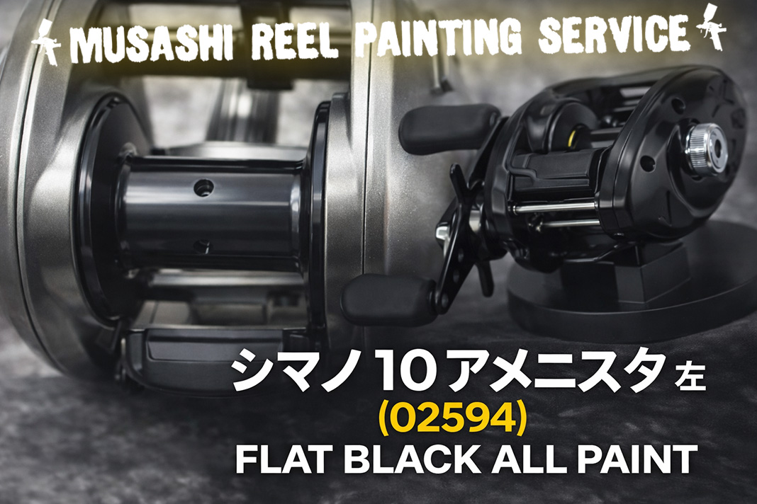 ゼロセット施工】10アメニスタ(02594)をフラットブラックで極上ペイント 😀