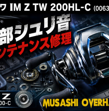 ダイワ IM Z TW 200HL-C (00630293) 内部シュリ音 メンテナンス写真