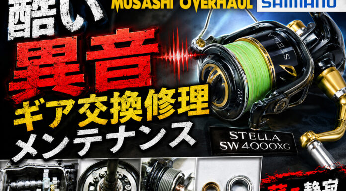 メンテナンス日記#2401:シマノ SHIMANO 13 ステラSW 4000XG (03062) 酷い異音 ギア交換修理 メンテナンス シマノ SHIMANO 13 ステラSW 4000XG (03062) 酷い異音修理写真