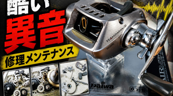 ダイワ チームダイワ TEAM DAIWA TD-Z 103HL (00613955) 酷い異音メンテナンス写真