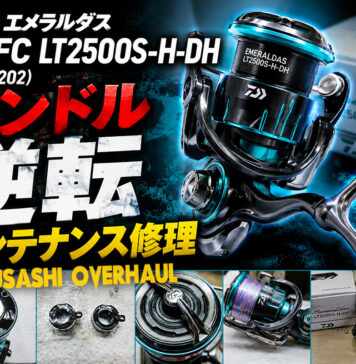 ダイワ 23 エメラルダス RX FC LT2500S-H-DH (00061202) メンテナンス修理写真