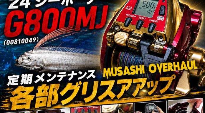 ダイワ DAIWA 24 シーボーグ G800MJ (00810049) 定期メンテナンス 分解図 展開図 見取り図