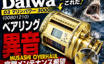 ダイワ DAIWA 03 マリンパワー3000 (00801210) メンテナンス修理写真