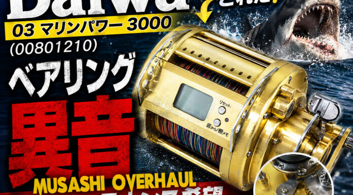 ダイワ DAIWA 03 マリンパワー3000 (00801210) メンテナンス修理写真