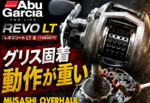 アブガルシア Abu Garcia REVO レボエリート LT 左 (1260877) グリス固着 メンテナンス修理写真