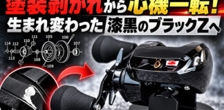 ベイトリール塗装リペイント：ダイワ Z 2020 SH ブラックリミテッド (右) (00613655)  光沢ブラック全塗装