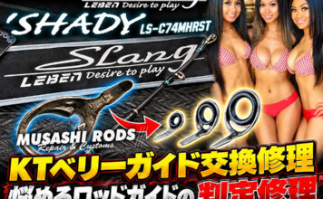 DESIGNO デジーノ スラング SHADY LS-C74MHRST KTベリーガイド交換写真