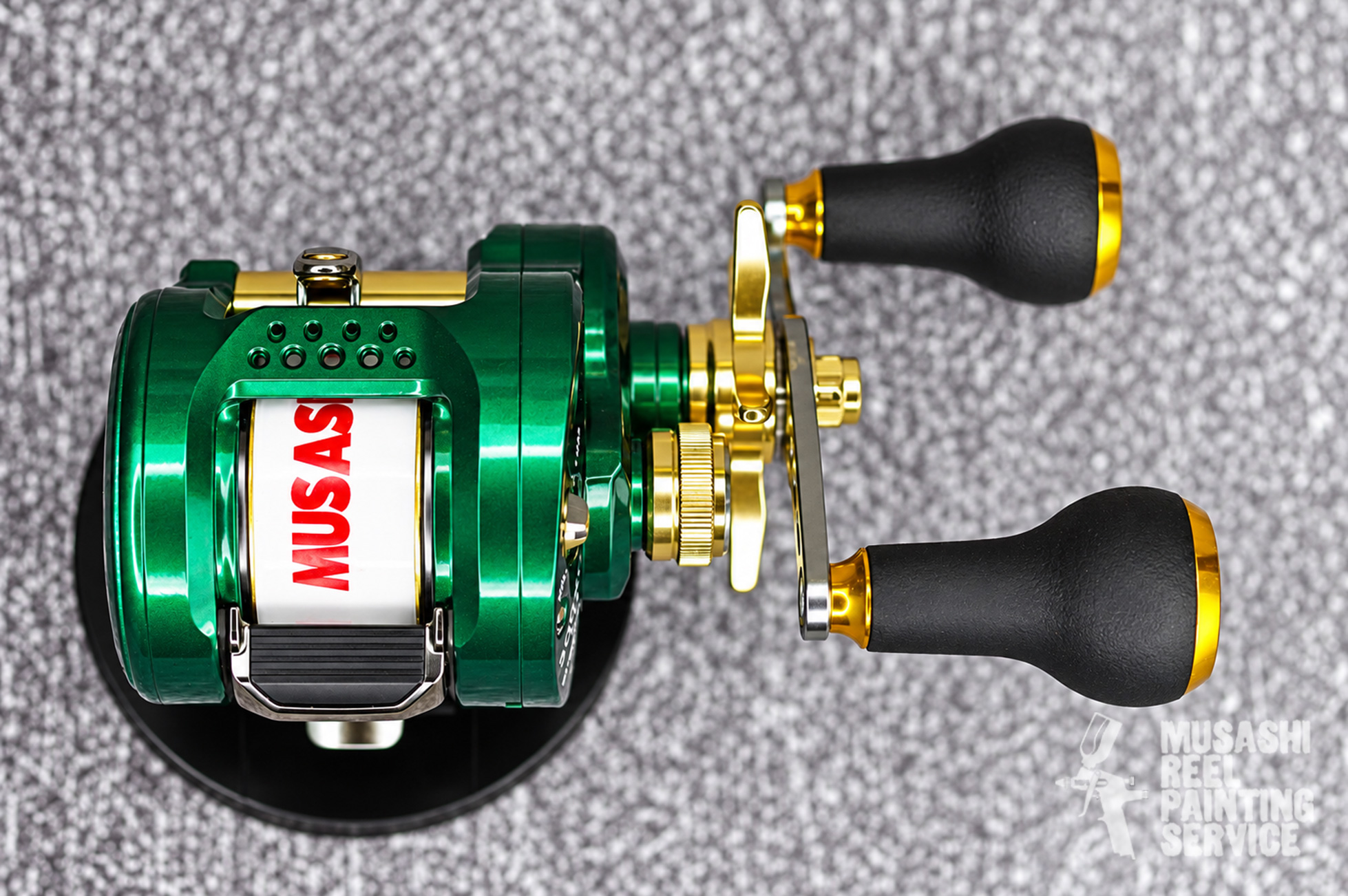 7 shimano calcuttaconquestmd300xglh reelcustom reelpaint custompaint roundreel